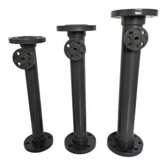Industrial Grade Chemical Grade Plastic UPVC Pipe Mixer Static Mixer Dark Gray (Can Be Customized)