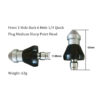 Cleaning Machine Accessories High Pressure Nozzle Sewer Pipe Dredging Cleaning Water Mouse Nozzle - Image 4