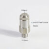 Stainless Steel Atomizing Nozzle Dedusting and Humidifying Lnn Nozzle High and Low Pressure Air Atomizing Nozzle - Image 2