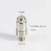 Stainless Steel Atomizing Nozzle Dedusting and Humidifying Lnn Nozzle High and Low Pressure Air Atomizing Nozzle - Image 5