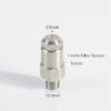 Stainless Steel Atomizing Nozzle Dedusting and Humidifying Lnn Nozzle High and Low Pressure Air Atomizing Nozzle - Image 7
