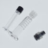 Measurement Mark Tip for CBD Oils EJuices Liquids Chemical (Gray Piston)1ml Luer Lock Syringe with 23G Needle Reusable - Image 4